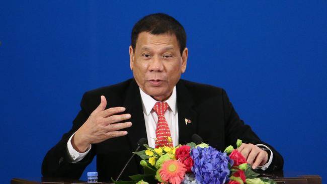 روس اور چین نیا عالمی نظام قائم کریں: فلپائن صدر