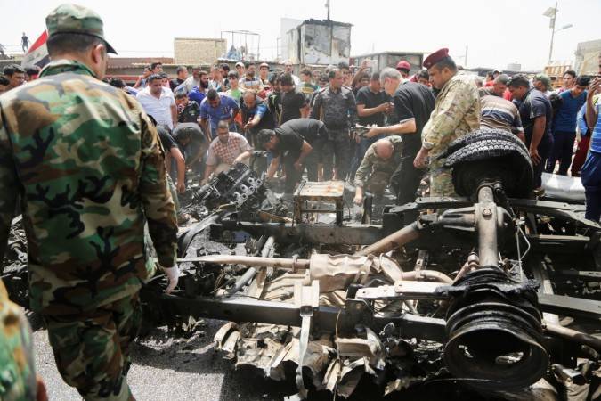 بغداد میں خودکش کار بم دھماکے میں 8فوجی ہلاک