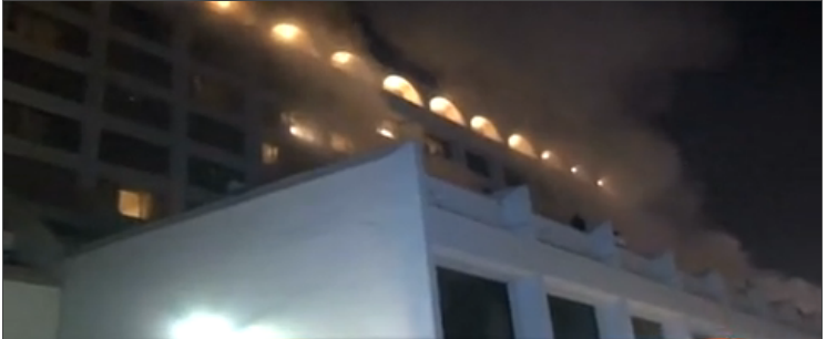 کراچی: ہوٹل میں آتشزدگی دم گھٹنے سے 10 افراد ہلاک