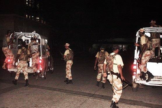 کراچی : رینجرز کی کارروائی، 5 مشتبہ افراد گرفتار
