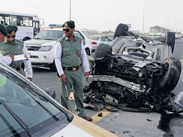 متحدہ عرب امارات میں پاکستانی اور بھارتی شہری سب سے زیادہ ٹریفک حادثات کا سبب بنتے ہیں 