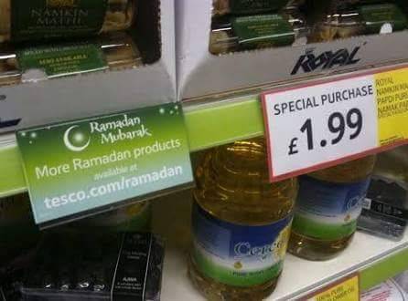 رمضان کی آمد ، برطانیہ میں مختلف اشیا کی قیمتیں 20سے 35 فیصد کم