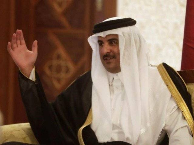 قطری امیر کا نئے سعودی ولی کو مبارک باد کا پیغام 