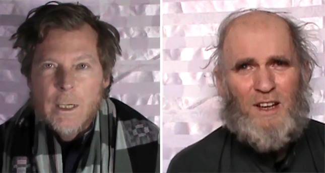 طالبان نے امریکی اور آسٹریلوی یرغمالی پروفیسروں کی ویڈیو جاری کر دی