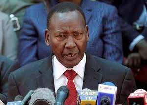 کینیا کے وزیر داخلہ جوزف نکاسیری انتقال کر گئے