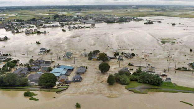 جاپان میں شدید سیلاب سے ہلاکتوں کی تعداد 15 ہو گئی