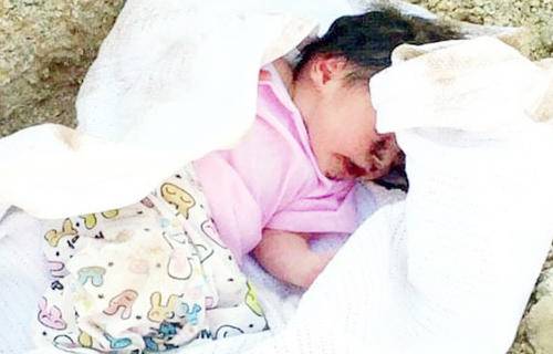 سعودی عرب زندہ درگور بچی کی حالت بہتر ، ہسپتال ذرائع 