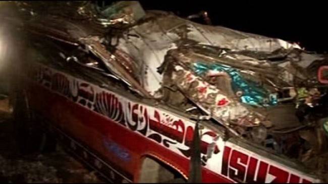  تلہ گنگ: مسافر بس کھائی میں جا گری، 18ہلاک درجنوں زخمی 