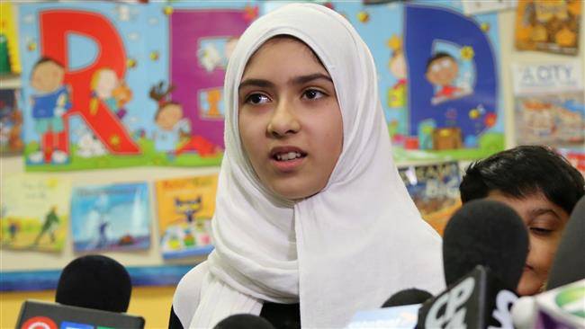 کینیڈامیں نامعلوم شخص نے قینچی سے مسلمان بچی کا حجاب پھاڑ دیا