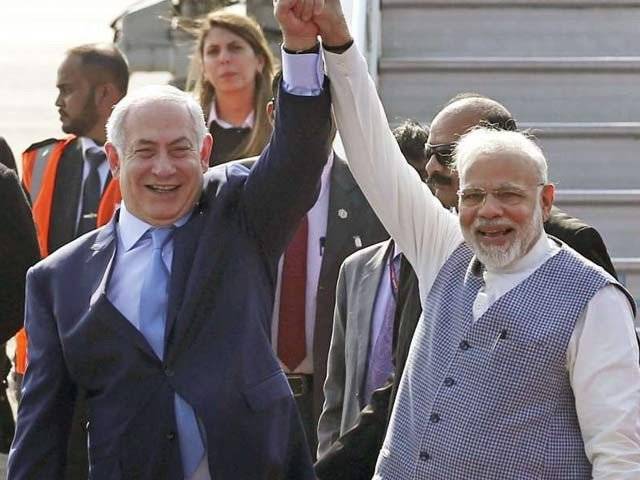  اسرائیلی وزیراعظم کا بھارت میں والہانہ استقبال 