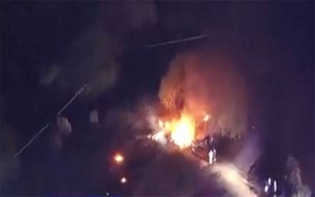 امریکہ : چھوٹا مسافر طیارہ گر کر تباہ ، چھ افراد جان کی بازی ہار گئے