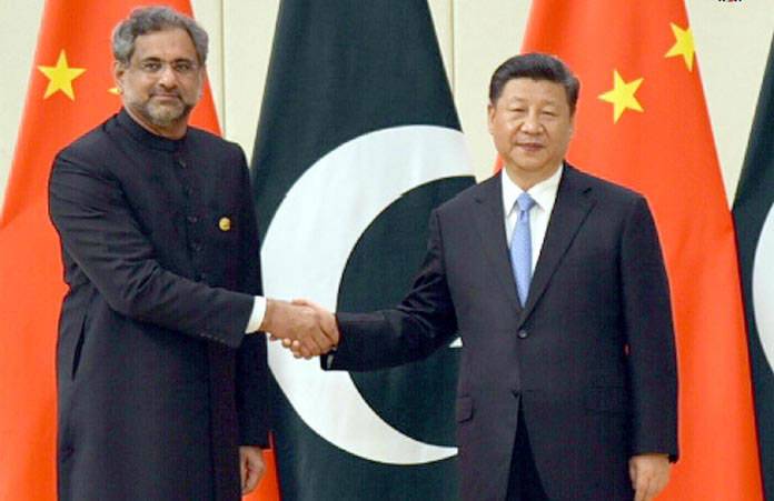 پاکستان ، چین آئرن برادرز ہیں : شاہد خاقان ، پاکستان خطے میں امن کی علامت ہے:صدر شی