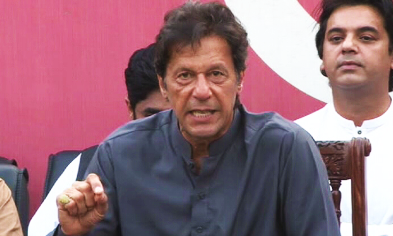 ن لیگ نے ملکی قرضہ چھ ہزار ارب سے 27 ہزار ارب تک پہنچا دیا ہے:عمران خان