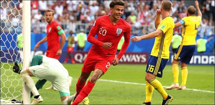 فیفا ورلڈ کپ 2018: انگلینڈ سوئیڈن کو ٹھکانے لگا کر سیمی فائنل میں‌ پہنچ گئی