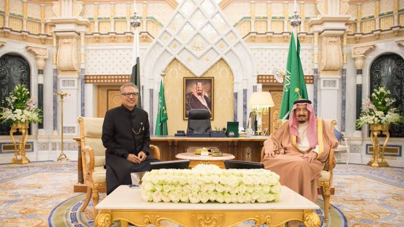 صدر مملکت کی شاہ سلمان سے ملاقات، اہم امور پر تبادلہ خیال