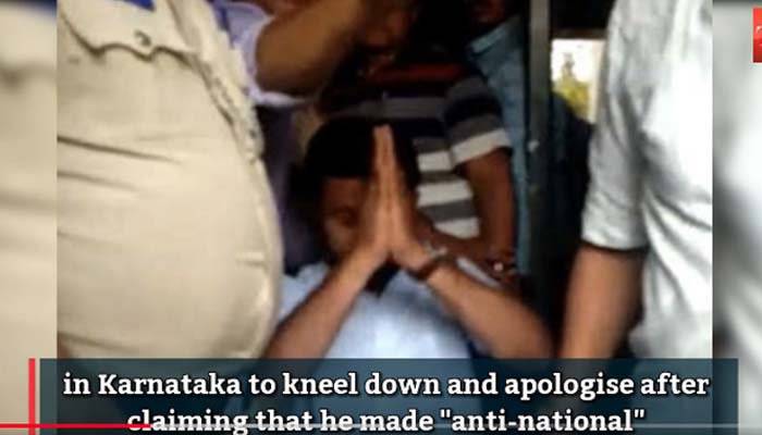 عمران خان کی تعریف پر بھارتی پروفیسر کی گھٹنوں کے بل بیٹھ کر معافی