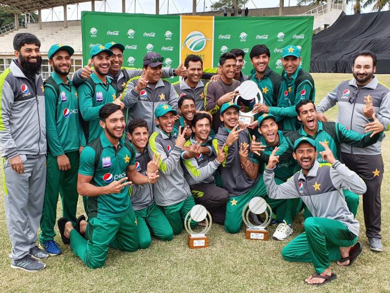 جنوبی افریقہ کو وائٹ واش شکست ،پاکستان انڈر19 ٹیم نے تاریخ رقم کردی