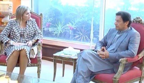 وزیراعظم عمران خان سے نیدرلینڈ کی ملکہ میکسیما کی ملاقات