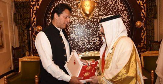 وزیراعظم عمران خان کو بحرین کے اعلیٰ ترین سول ایوارڈ سے نواز دیا گیا 