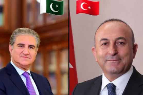 shah mehmood qureshi,offer,turkish foreign minister,telephone