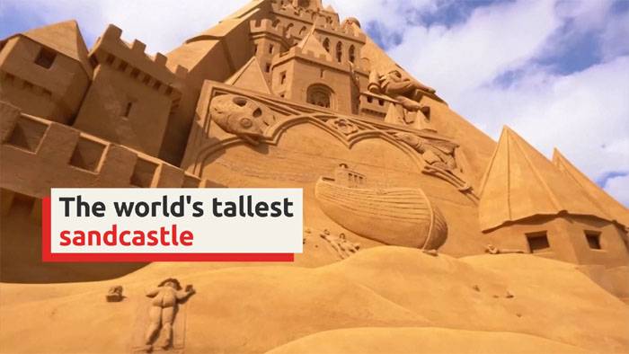 The World's Tallest Sand Castle