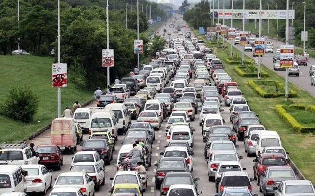 کشمیر ریلی، ملک بھر میں ایک منٹ کیلئے ٹریفک روک دی گئی