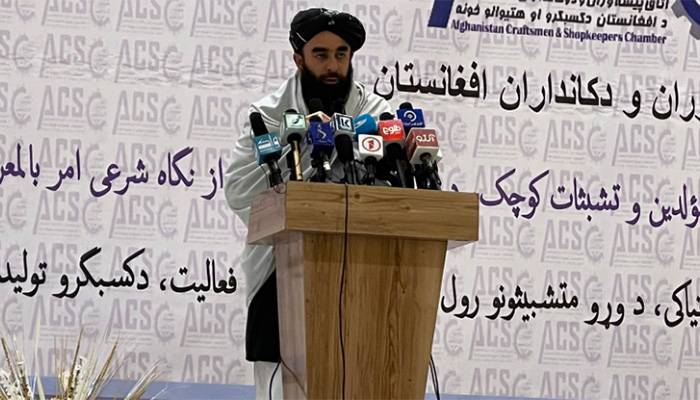 Taliban spokesperson Zabiullah Mujahid