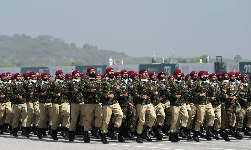 یوم پاکستان پر مسلح افواج کی پریڈ کی تیاریاں مکمل