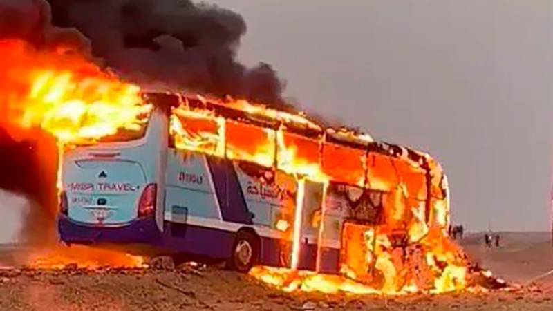 دریائے نیل کی سیر کو جانے والے سیاحوں کی بس کو حادثہ، 10 ہلاک