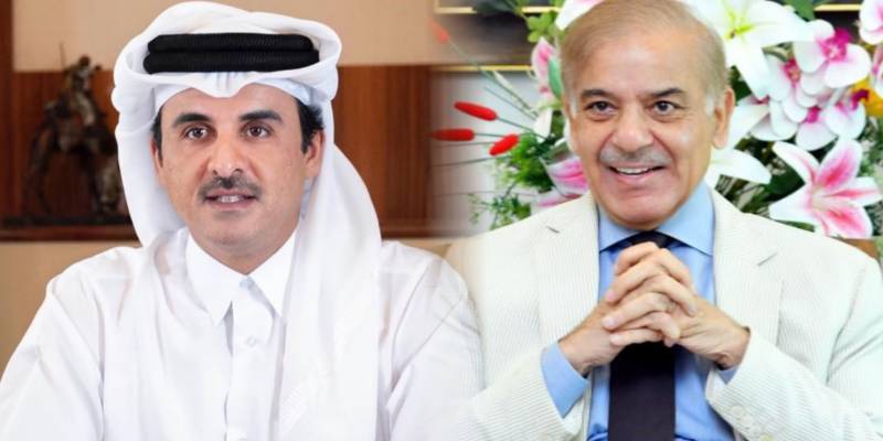 قطری قیادت کی وزیراعظم منتخب ہونے پر شہباز شریف کو مبارکباد