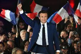 ایمانوئیل میکرون دوبارہ فرانس کے صدر منتخب