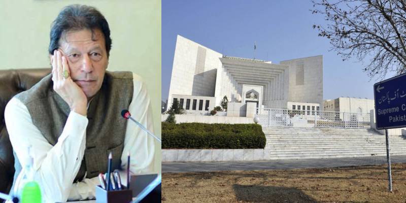 الیکشن کمیشن نے آئین کیخلاف فیصلہ دیا،منحرف اراکین کو ڈی سیٹ کیا جائے: عمران خان سپریم کورٹ پہنچ گئے 