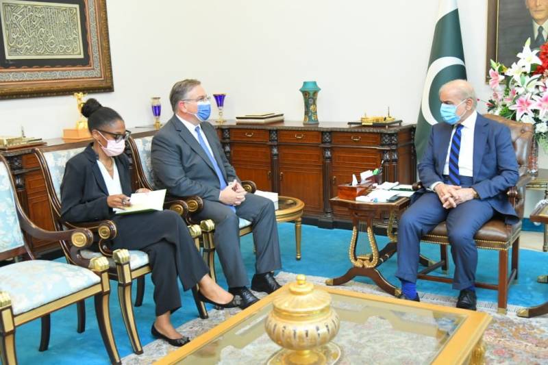 وزیراعظم شہباز شریف سے امریکی سفیر کی اہم ملاقات 