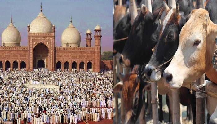 ملک میں عید الاضحیٰ مذہبی جوش و جذبے سے منائی جارہی ہے
