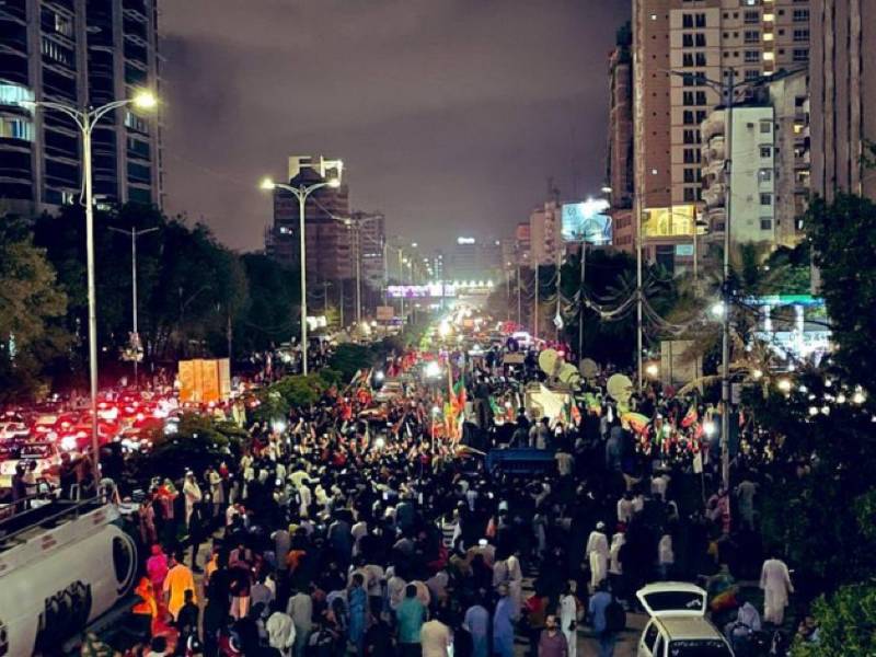ق لیگ کے ووٹ مسترد ہونے پر پی ٹی آئی کا بڑے شہروں میں احتجاج 