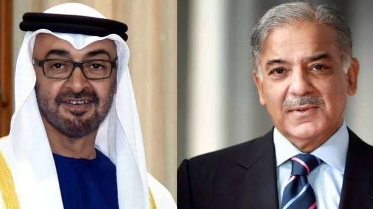 وزیراعظم اور اماراتی صدر کے درمیان ٹیلی فونک رابطہ ،مختلف شعبوں میں تعاون بڑھانے پر اتفاق 