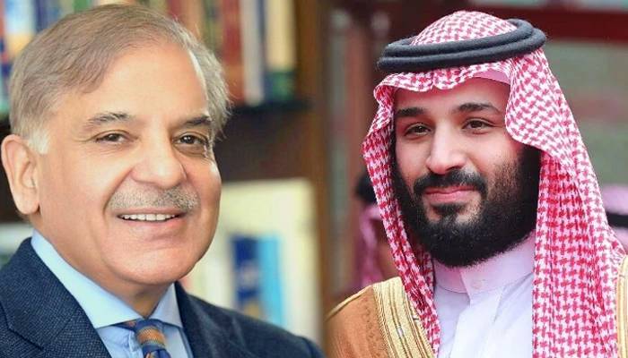 وزیراعظم شہباز شریف اور سعودی ولی عہد محمد بن سلمان کے درمیان ٹیلی فونک رابطہ