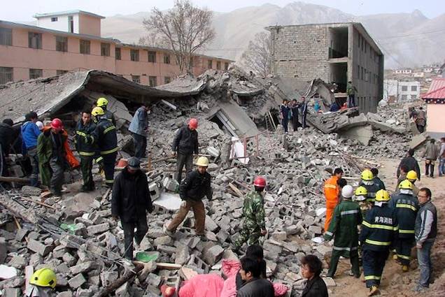 چین میں 6.8 شدت کا زلزلہ، 46 زائد افراد ہلاک ہوگئے