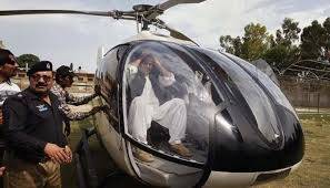  نیب نے کے پی کےحکومت کا ہیلی کاپٹر استعمال کرنے والوں کی فہرست جاری کردی ، عمران خان کا نام بھی شامل 