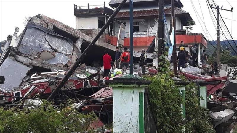 انڈونیشیا میں 5.8 شدت کا زلزلہ