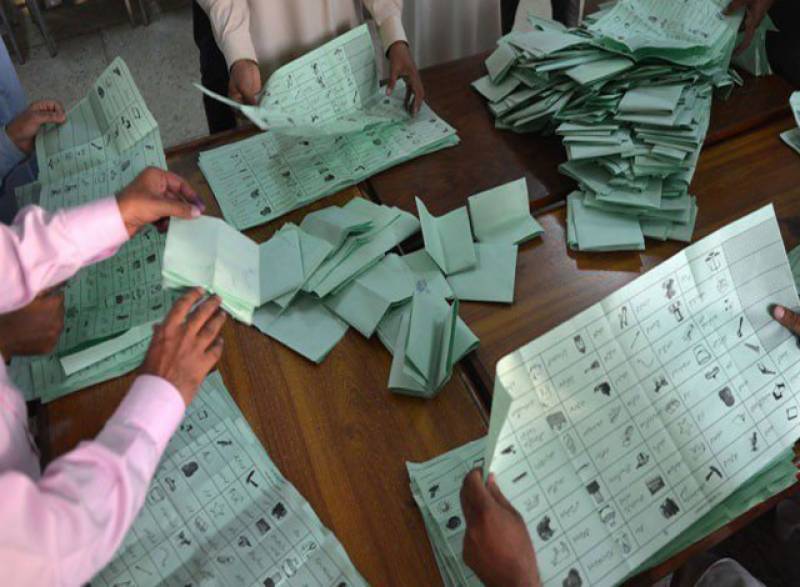 ضمنی انتخابات میں پولنگ کا وقت ختم ، ووٹوں کی گنتی جاری