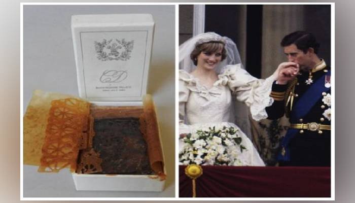 بادشاہ چارلس اور لیڈی ڈیانا کی شادی کا کیک نیلام کرنے کا فیصلہ 