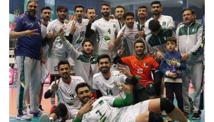 پاکستان ایران کو شکست دیکر پہلی بار سینٹرل ایشین والی بال کا چیمپئن بن گیا