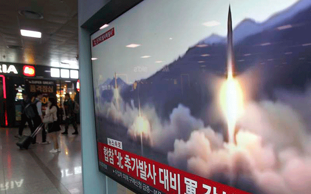 شمالی کوریا کا مختصر فاصلے تک مار کرنے والے جدید میزائل کا کامیاب تجربہ