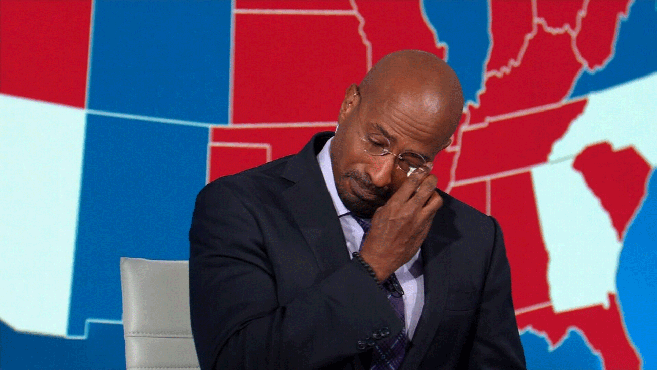 American journalists wept in an emotional, live transmission after Biden's victory