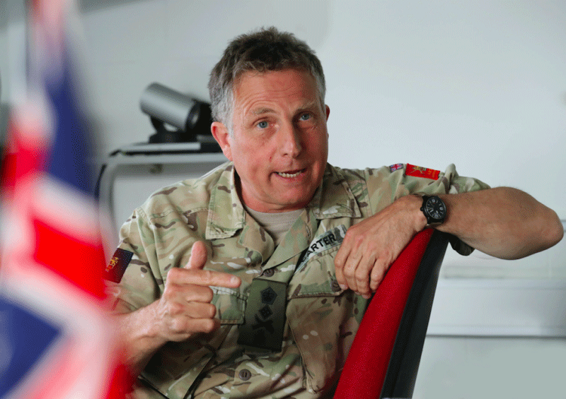 The British general expressed fears of a third world war