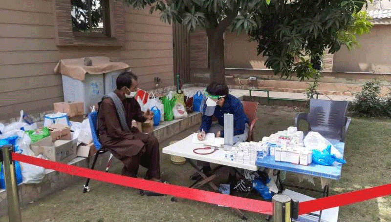 Free medical camp for deserving people in Hanjarwal area of ​​Lahore