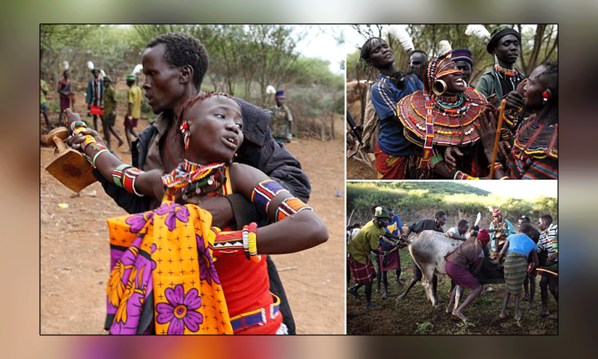Africa: Strange ritual of beating the groom with a stick