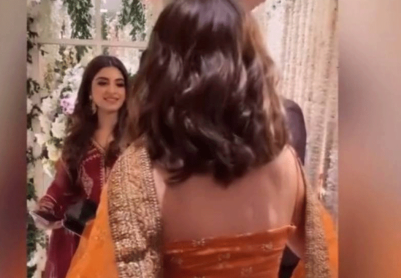 Netizens assail Saboor Aly for wearing backless dress on Minal’s wedding