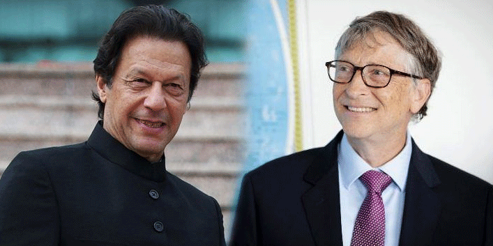 Prime Minister Imran Khan appealed to Bill Gates to help the Afghan people